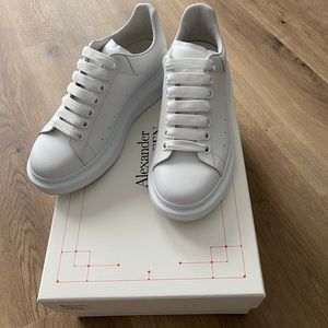 White alexander McQueen sneakers
